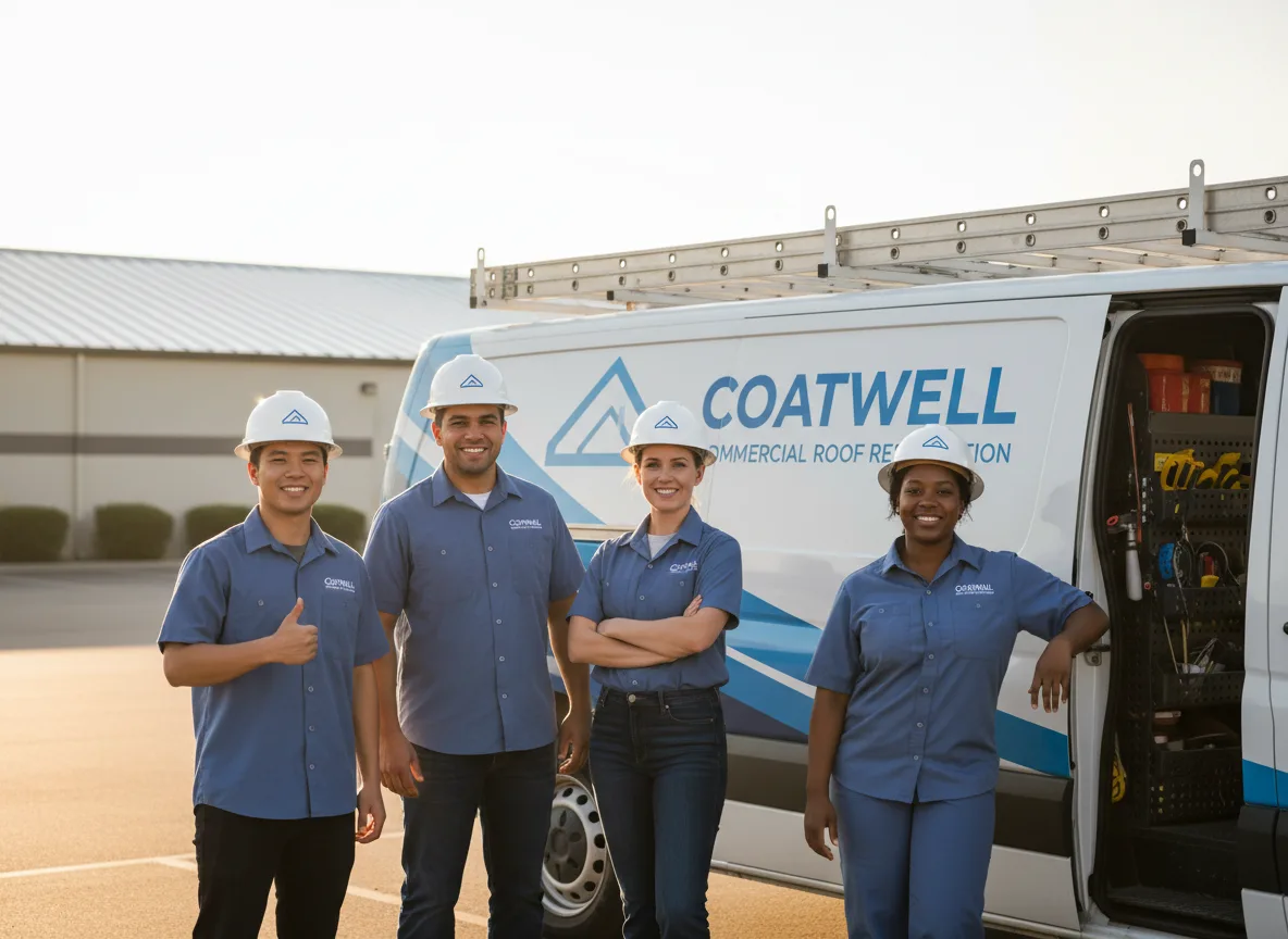 Commercial roof coating company in Roby, MO